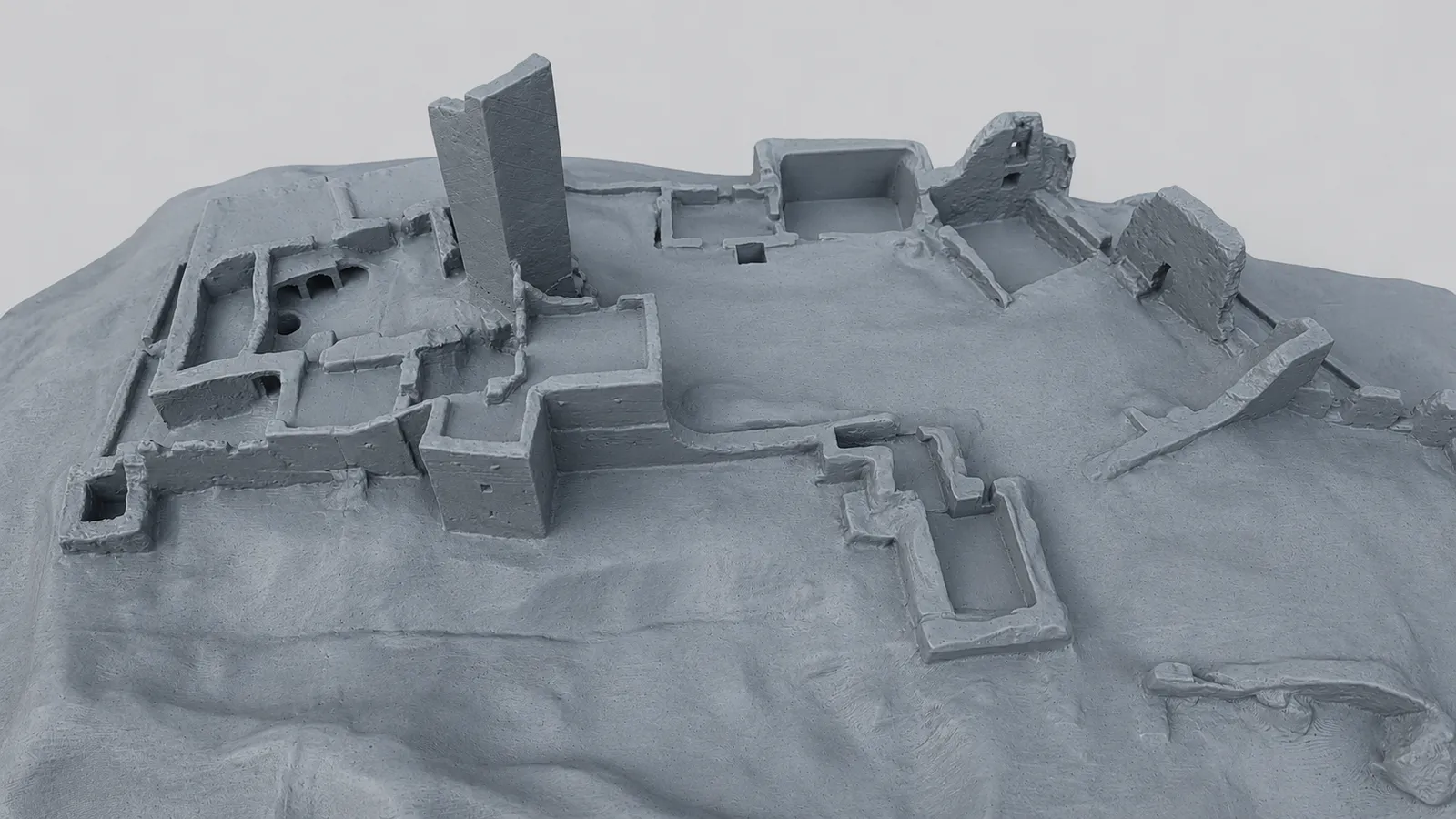 Prezentační model historické zříceniny
